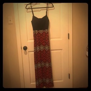 Forever 21 Long Print Dress